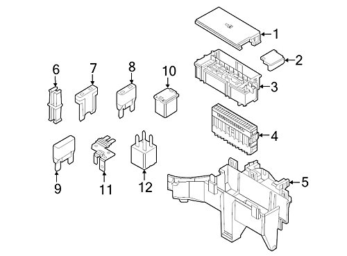 Cooling Fans Inoperative Due To Open Fuses F59, F60 And F63 - 2019-2020 Ford Fusion & Lincoln MKZ 3 Ford 7T4Z-14526-C - CIRCUIT BREAKER ASY