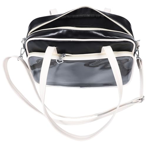 Sac d'école japonais transparent bandoulière fourre-tout ado