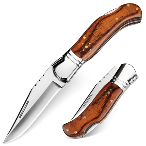 SPITZKANTE Klappmesser QS-EMBER, Zweihandmesser mit Lockback...