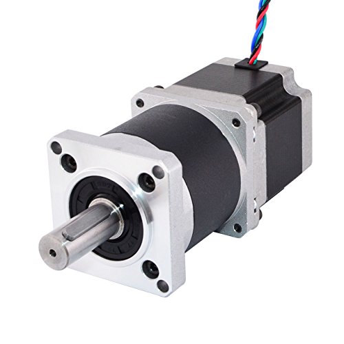 STEPPERONLINE 5:1 High Precision Planetary Gearbox Nema 23 Geared Stepper Motor 2.8A for 3D Printer/CNC Mill Lathe Router