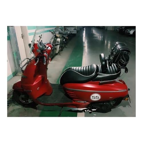 Dossier passager moto Django avec porte-bagages pliable - 5