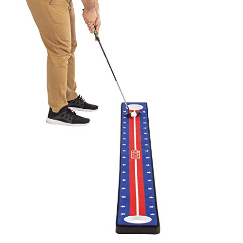 Izzo Golf Indoor Putting Green Golf Mat & Golf Putting Training Aid, 8