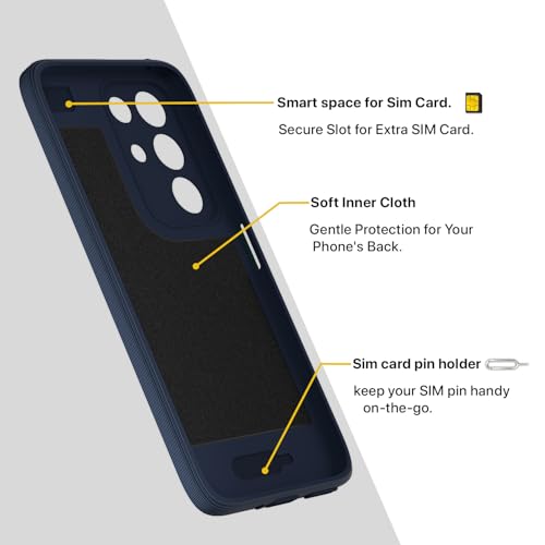 Image of Pikkme Back Cover for Realme Narzo 90X 5G / Realme C85 5G / Realme 15X 5G Soft Matte Silicone Mag-Safe Design (Mag-Safe Not Support) Camera Protection | Slim Fit Bumper Cover (Blue)
