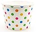 4 oz Paper Ice Cream Cups - 1,000 / Case (Polka Dot)