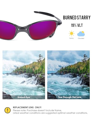 Image of BLAZERBUCK Anti-salt Polarized Replacement Lenses & Sock Kit for Oakley Juliet Sunglass