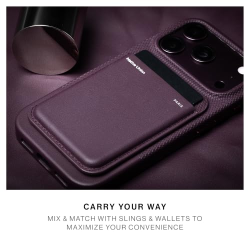 Native Union iPhone 18 Pro Max MagSafe Case RE CLASSIC, 15 stóp ochrona przed upadkiem wysokiej jakości skórzane etui, smukłe i cienkie, podwyższona ramka aparatu, kompatybilne z bezprzewodowym