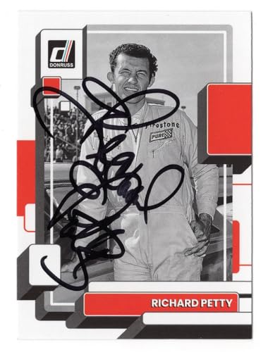 AUTOGRAPHED Richard Petty 2023 Donruss Racing (Black & White) Vintage
