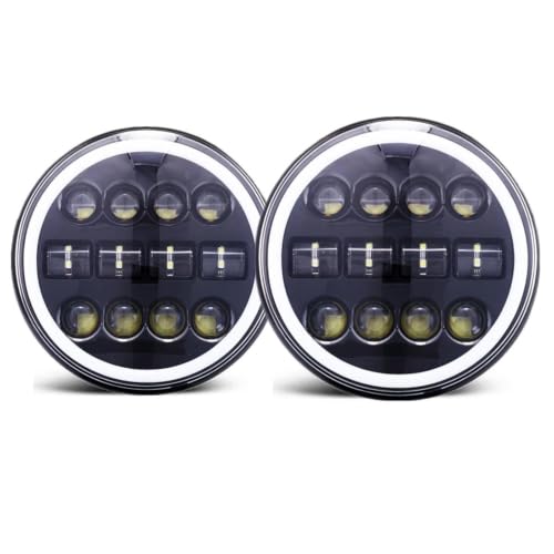 Faros LED de 7 pulgadas bombilla coche Suzuki Samurai SJ410 faro 4X4