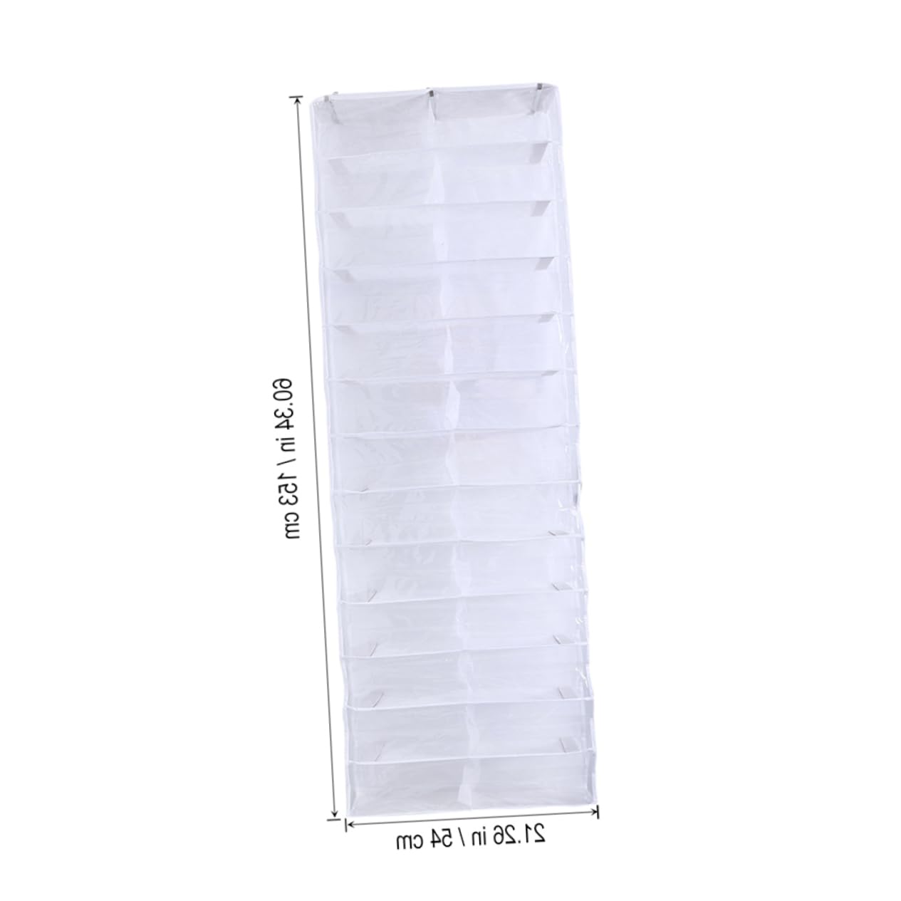MUSISALY Shoe Door Hanger Holder 26 Pockets Storage Closet Organizer over The Door Organizer Save Space Easy to Assemble