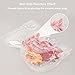 NEXT-SHINE Vacuum Sealer Bags 20 * 30cm*50PCS Quart Size Food Storage Bags Single Side Grain Bag Compatible for Sous Vide, Vacuum Sealer, Food Saver