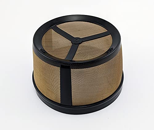 Nrp 2-Pack Basket Screen Bottom Gold-Tone Permanent Coffee Filter Universal For 4-5 Cup Drip Coffeemakers #TOP2