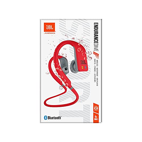 ایگرد | قیمت و خرید JBL Endurance DIVE - Waterproof Wireless In-Ear Sport  Headphones with MP3 Player - Red