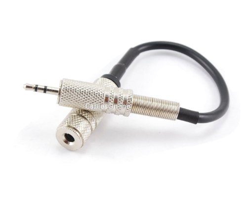 Cable de audio 6in 2.5mm macho a 3.5mm hembra miniatura 2