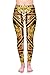Produktbild kukubird Printed Leopard Patterns Women's Yoga Leggings Gym Fitness Running Tights Size 6-10 Stretchable - Baroque Leopard