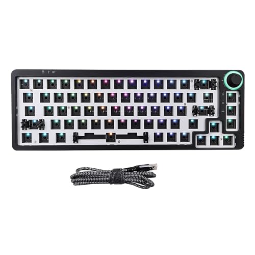 Teclado mecánico gamer retro intercambiable en caliente con retroiluminación para laptop