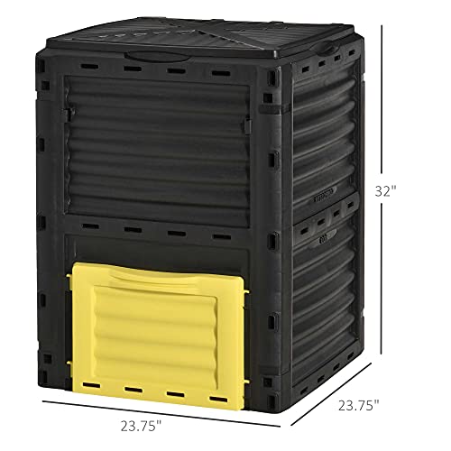 Outsunny-Garden-Compost-Bin-80-Gallon-Outdoor-Large-Capacity-Composter-Fast-Create-Fertile-Soil-Aerating-Box-Easy-Assembly-Yellow