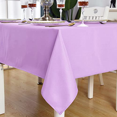 KAIPHO Lavender Rectangle Tablecloth Waterproof Table Cloth, 60 x 102 inch by KAIPHO - Used condition - Image 7