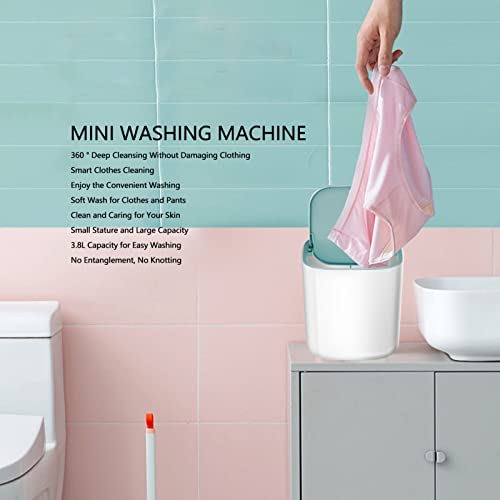 Mini Máquina de Lavar, Mini Máquina de Lavar 100-240V Cavitação de Alta Frequência 18W para Roupas d