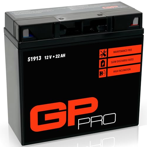 GP-PRO G19 - Batería de arranque para motos, 12V, 22Ah, para BMW R850 / R1100 / R1150 / GS K1200