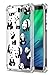 Suhctup Compatible con Xiaomi 10 Pro Funda para Silicona Transparente con Dibujos Panda Diseño Patrón Cárcasa Ultra-Fina Suave TPU Choque Cojín de Esquina Parachoque Caso-Panda 6