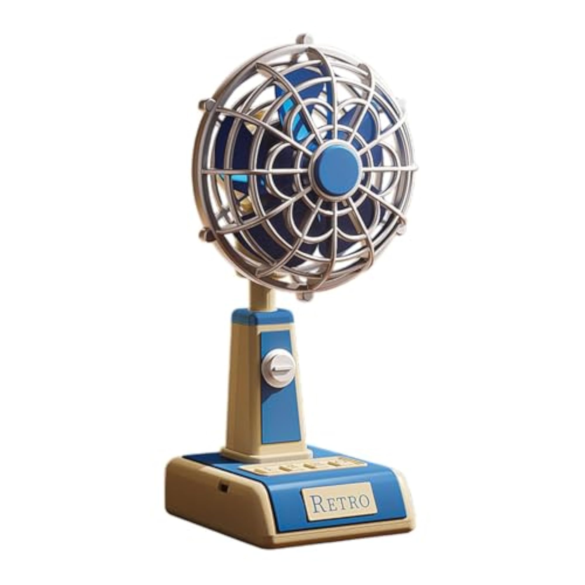 Desk Fan with Up and Down Rotation, Silent and Powerful
