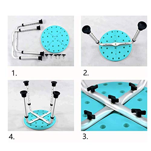 Chaise de douche pour douche à handicap résolvant le manque d'appui