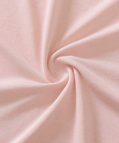 Latuza Women's Bamboo Viscose Nursing Nightgown And Robe Set L Pink #TOP6