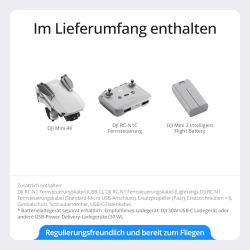 DJI Mini 4K, Drohne mit 4K UHD Kamera, unter 249 g – Ansicht 9