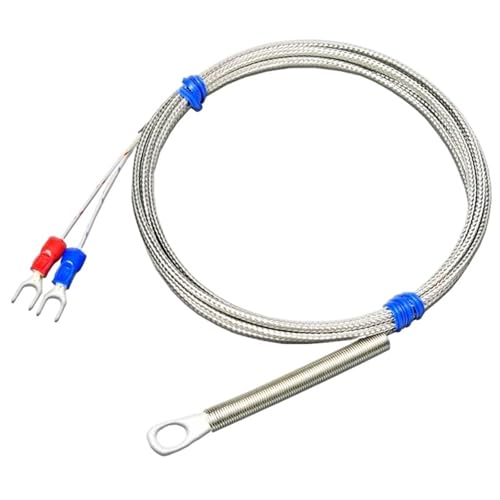 Termopar tipo K profesional con sonda de acero inoxidable de alta precision y cable de 1m