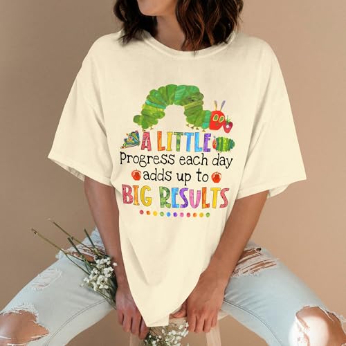 A Little Progress Each Day Shirt - Teacher Appreciation Shirts for Women - Teachers Back to School Gift3