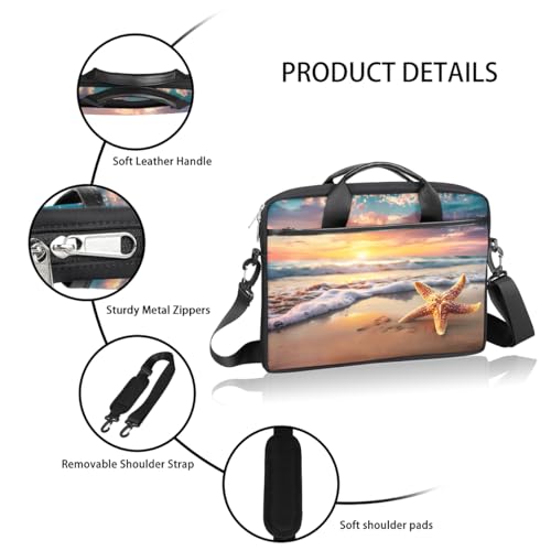 Maletín para laptop de 15 pulgadas con correa ajustable miniatura 4