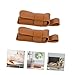 FUNOMOCYA 2pcs Leather Harmonica Case Harmonica Storage Covers Belt Portable Bag Holder