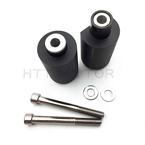 HTTMT - For 2005-2006 Suzuki Gsxr 1000 Gsx-R No Cut Frame Slider Crash Protector Black [P/N: MT219-008-BK]