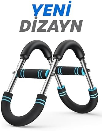 2X POWER (25-50KG) Ayarlanabilir Çift Metal Yaylı Göğüs & Kol Full Body Egzersiz Aleti Fitness Bar - Görsel 3