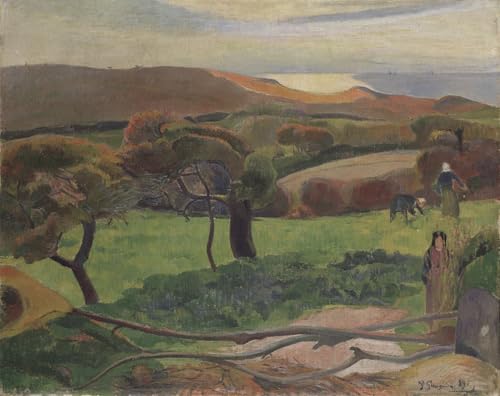 Peinture sur toile Bretagne de Gauguin affiche d'art musée pour salon