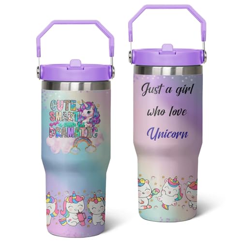 Comparison: Best Unicorn Insulated Cup 6 30 Oz Unicorn Tumbler with Handle and Straw, Leak Proof Unicorn Water Bottles for Girls, Unicorn Cup Double Wall Stainless Steel Unicorn Mug, 30 Oz Unicorn Insulated Cup and Unicorn Gifts for Women