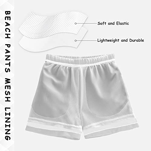 White Boys Swim Trunks Summer Toddler Beach Board Shorts Kids Swimsuit Swimwear 4T4