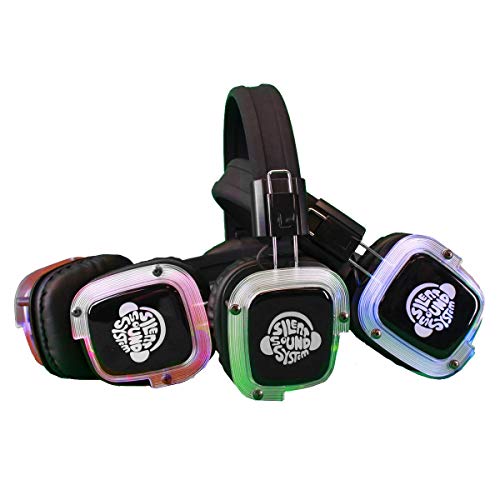 SilentSoundSystem Silent Disco Headphone Expansion Package (50 Headphones 1 Charger) (NO Transmitters Included)
