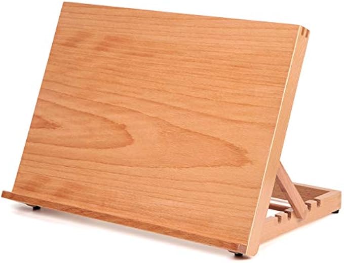 Falling in Art 5-Position Wood Drafting Table Easel Drawing and Sketching Board, 16 1/2 Inches by 12 1/8 Inches