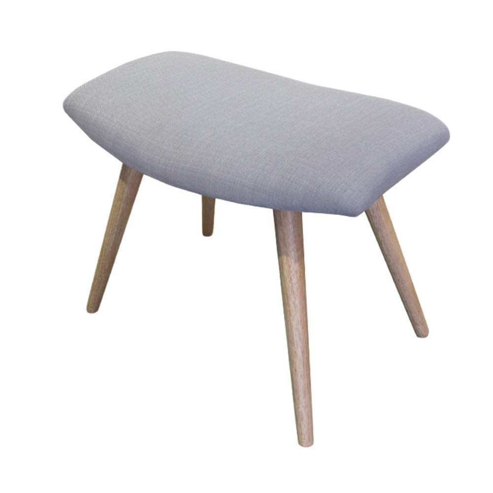 Repose-pieds en bois avec pouf canapé et tabouret de salon élégant