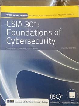 Paperback CSIA 301: Foundations of Cybersecurity (Custom) 2014 Laboratory Manual Book