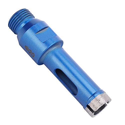 Broca para Taladro Angular 1/2 BSP, para Azulejos Cerámicos, Mármol, Granito y Cuarzo, Diámetro de Perforación 20 mm, Alta Dureza y Resistencia al Desgaste, Velocidad Rápida de Perforación, Color Azul miniatura 3