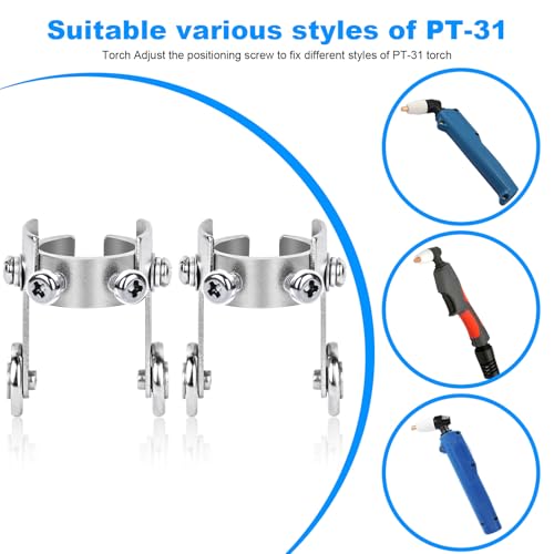 Reboot 2PCS PT-31 Plasma Cutter Roller Guide Wheel Spacer Circle Compass Stand Off Fit For Touch Arc Plasma Cutter Torch CUT35 CUT40 CUT45 CUT60 CUT50D LGK40 LG40