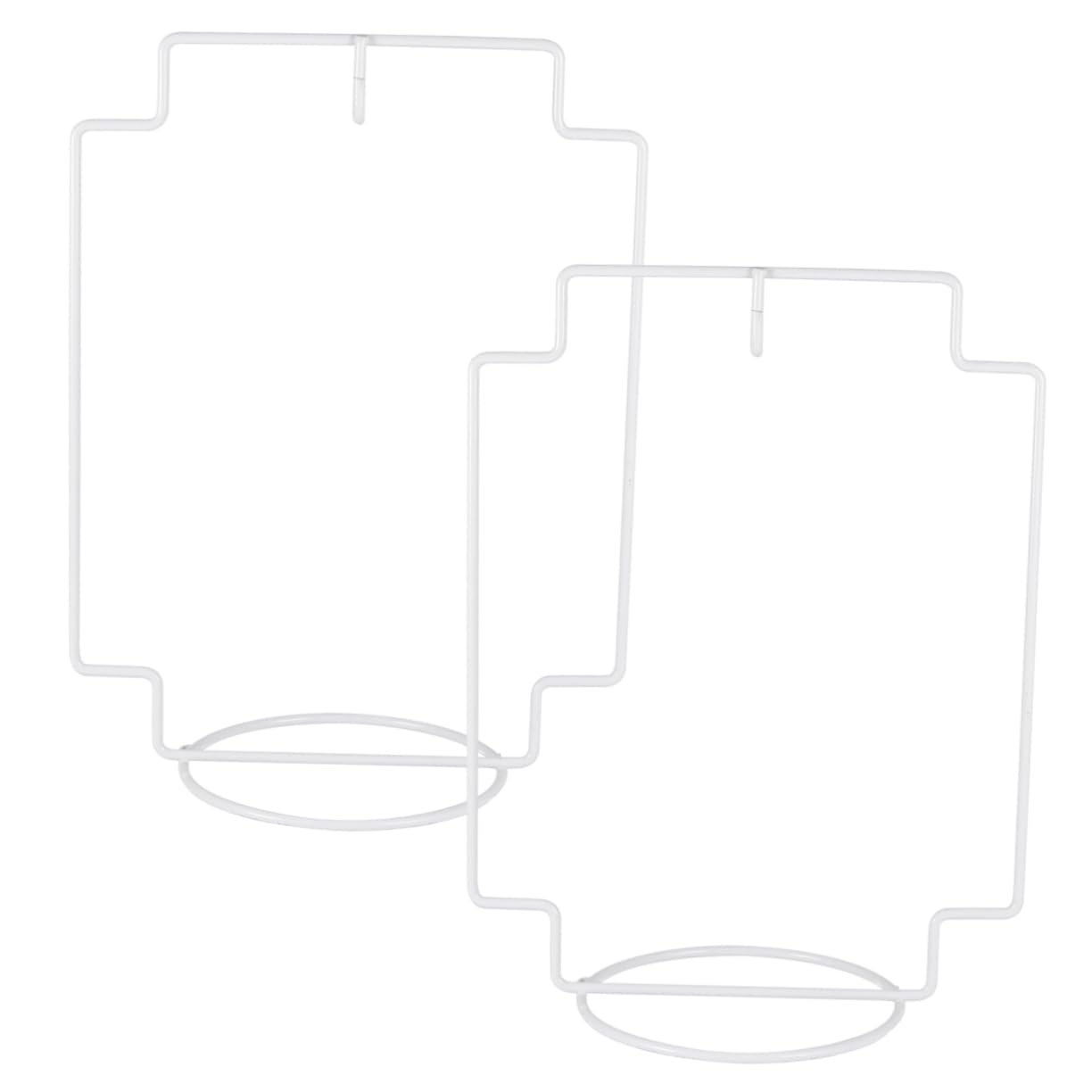 UPKOCH 2 Pack Micro Landscape Bottle Hanger Iron Shelf Glass Ball Bracket DIY Planter Stand Space-Saving Decorative Rack