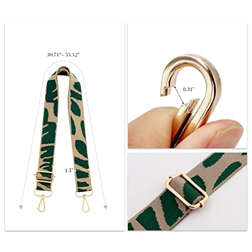 Image of TANOSII Wide Purse Strap Adjustable Replacement Shoulder Crossbody Strap Handbag Strap