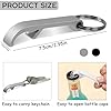 2Pcs Bottle Opener Keyring – Lightweight, Robust & Perfect for Beer, Parties, and On the Go #1