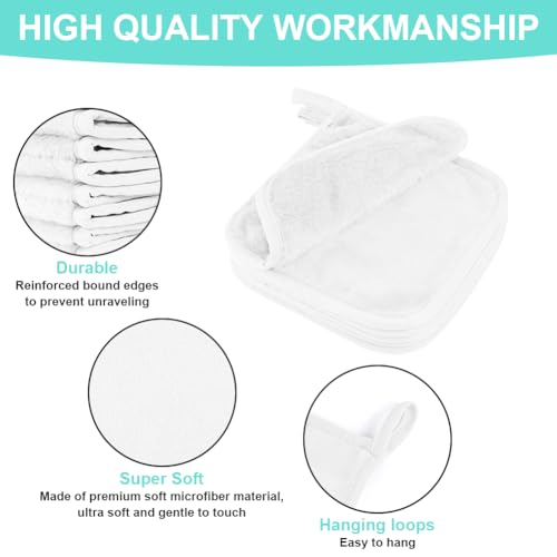 URAQT 6 Pack Face Cloths Make Up Remover - Image 3