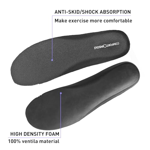 Image of Insoles for On Cloud Sneakers, Replacement EVA Inner Footwear Inserts for Men's Comfortable Light-Weight and Cushion Shock Absorbing(US Men10-EU44)