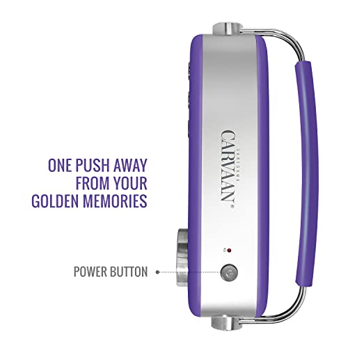 Image of Saregama Carvaan Premium Hindi - Portable Music Player with 5000 Preloaded Songs, FM /BT /AUX (Orchid Purple)