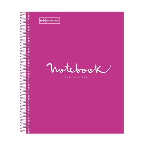 Cahier et carnet ligné Miquel Rius papier épais perforé pour classeur grand format